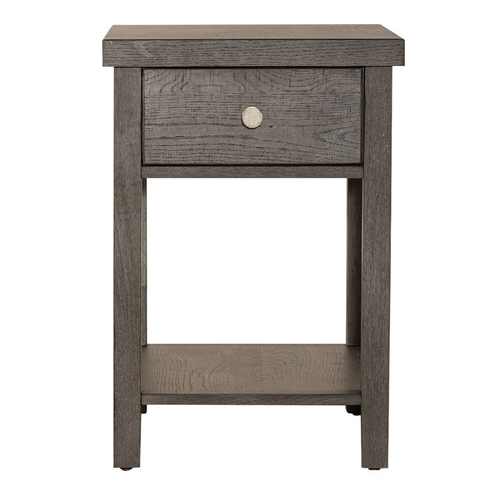 Modern Farmhouse Drawer Chair Side Table image