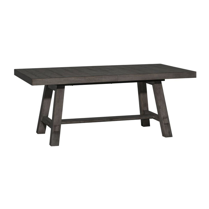 Liberty Furniture Modern Farmhouse Trestle Dining Table in Dusty Charcoal 406-P4860 image