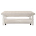 Modern Farmhouse Oversized Square Cocktail Table - homePLUS (Binghamton, NY)