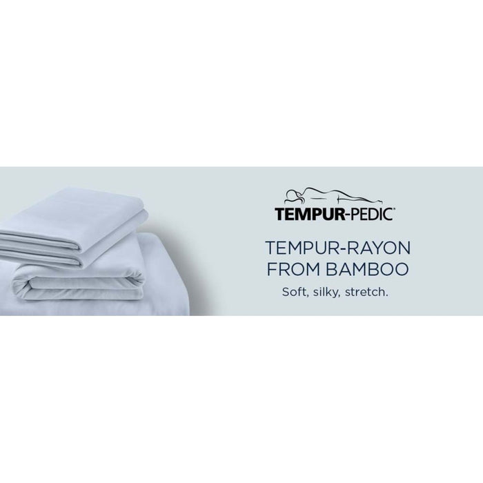 TEMPUR Rayon from Bamboo Sheet Set Cool Gray