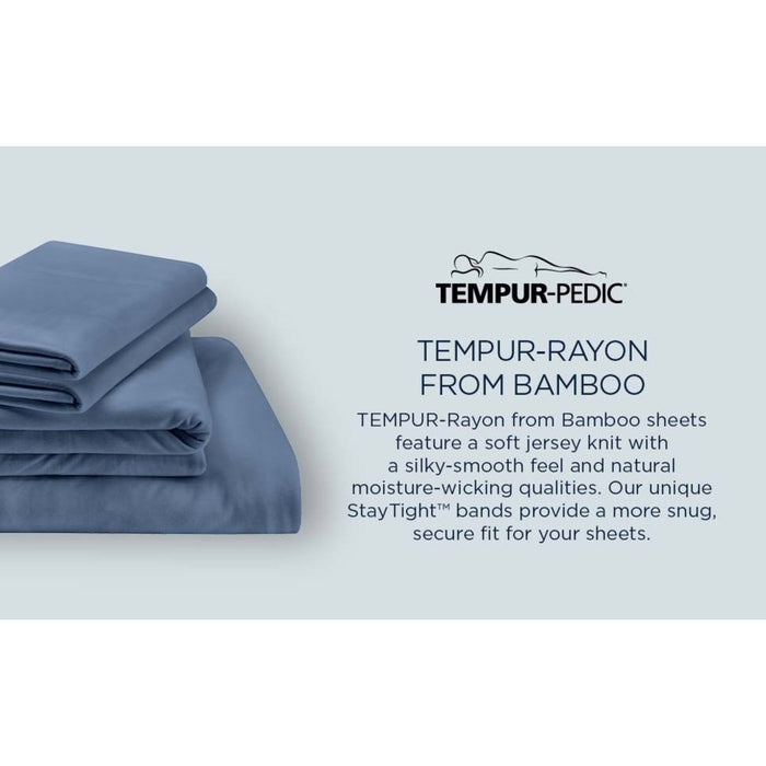TEMPUR Rayon from Bamboo Sheet Set White