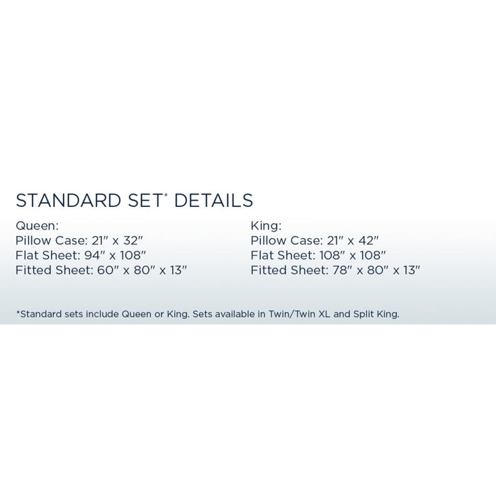 TEMPUR breeze cooling Sheet Set Graphite