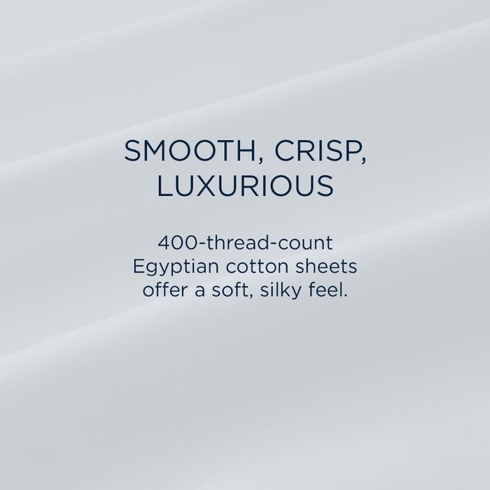 TEMPUR Luxe Egyptian Cotton Sheet Set Cool Gray