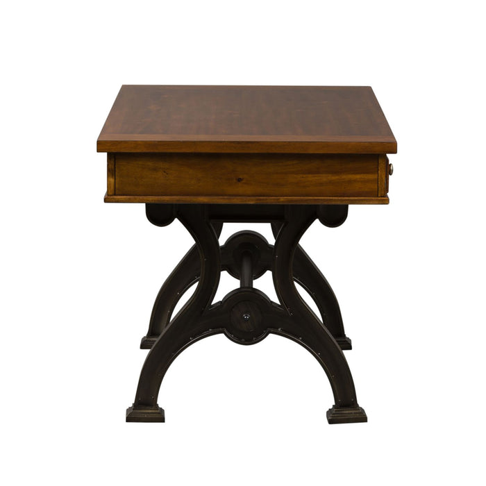 Arlington House Writing Desk in Cobblestone Brown - homePLUS (Binghamton, NY)