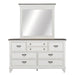 Allyson Park King California Panel Bed, Dresser & Mirror, Chest image