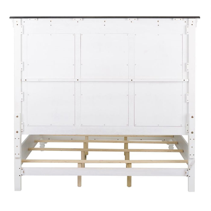 Liberty Furniture Allyson Park King Headboard Only in Wirebrushed White