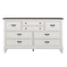 Allyson Park Drawer Dresser in Wirebrushed White image