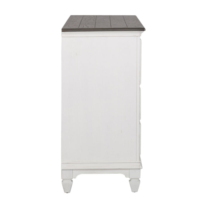 Allyson Park Drawer Dresser in Wirebrushed White image