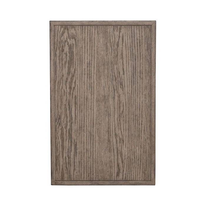 City Scape Chair Side Table in White Oak Veneers
