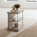 City Scape Chair Side Table in White Oak Veneers image