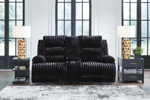 Rhine Falls Reclining Loveseat with Console - homePLUS (Binghamton, NY)