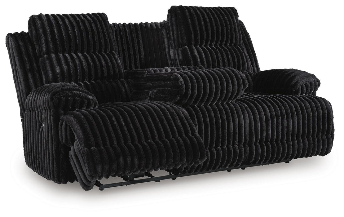 Rhine Falls Power Reclining Sofa with Drop Down Table - homePLUS (Binghamton, NY)