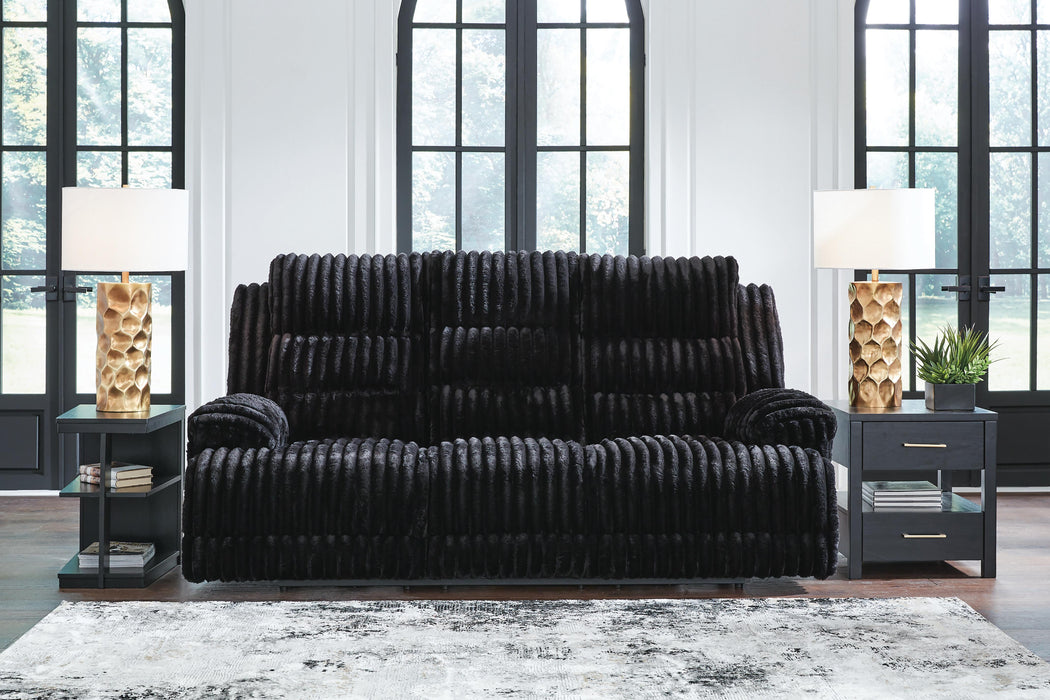 Rhine Falls Power Reclining Sofa with Drop Down Table - homePLUS (Binghamton, NY)