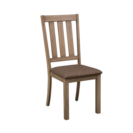 Sun Valley Slat Back Side Chair in Sandstone (RTA) - homePLUS (Binghamton, NY)