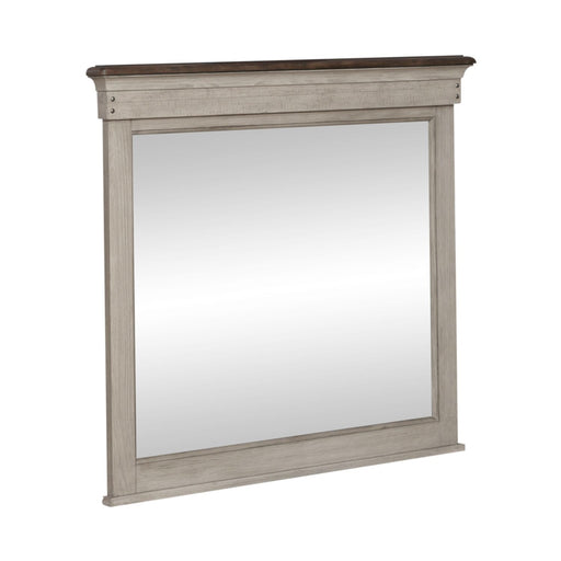 Ivy Hollow Landscape Mirror in Weathered Linen - homePLUS (Binghamton, NY)