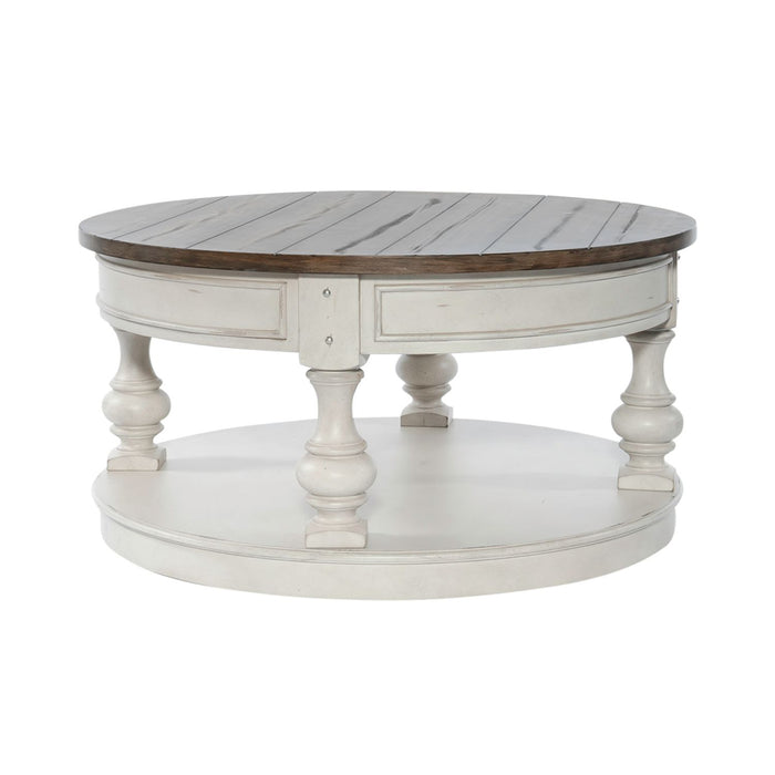 Morgan Creek Cocktail Table in Antique White image