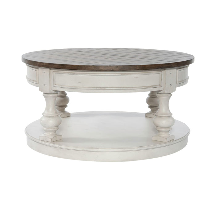 Morgan Creek Cocktail Table in Antique White image