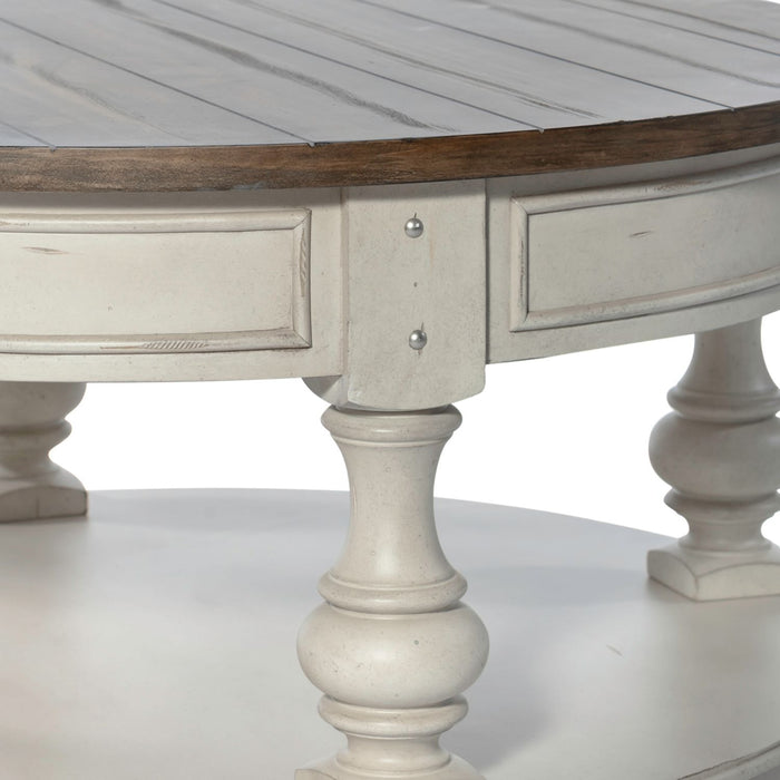 Morgan Creek Cocktail Table in Antique White image
