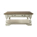 Morgan Creek Cocktail Table in Antique White image