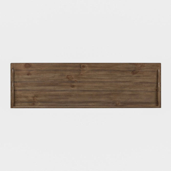 Morgan Creek Storage Hall Bench in Antique White