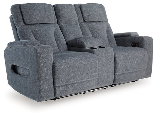 Studio Cave Power Reclining Loveseat with Console - homePLUS (Binghamton, NY)