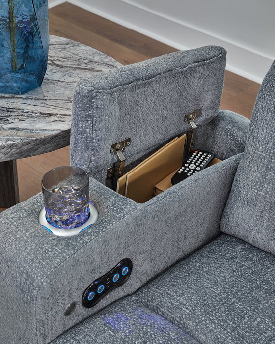 Studio Cave Power Reclining Loveseat with Console - homePLUS (Binghamton, NY)