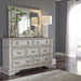 Abbey Park King California Panel Bed, Dresser & Mirror, Night Stand image