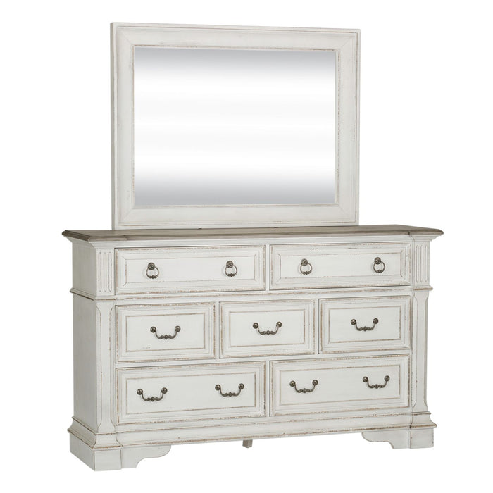 Abbey Park Panel Bed, Dresser & Mirror, Chest, Night Stand image