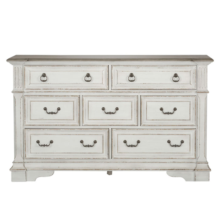 Abbey Park Drawer Dresser in Antique White - homePLUS (Binghamton, NY)