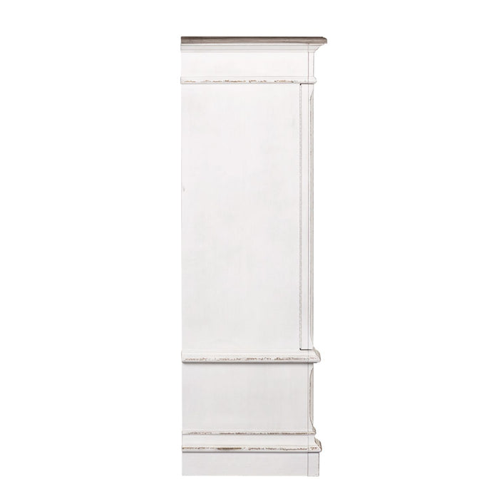 Abbey Park Mirrored Door Chest in Antique White image