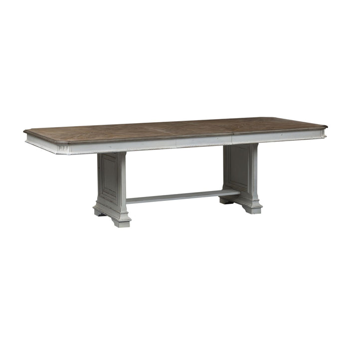 Abbey Park 5 Piece Trestle Table Set - homePLUS (Binghamton, NY)