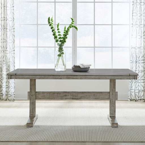 Hallendale Trestle Table Set - homePLUS (Binghamton, NY)