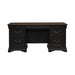 Liberty Furniture Meritage Junior Executive Desk in Aged Charcoal w/ Rub Thru/Caramel image