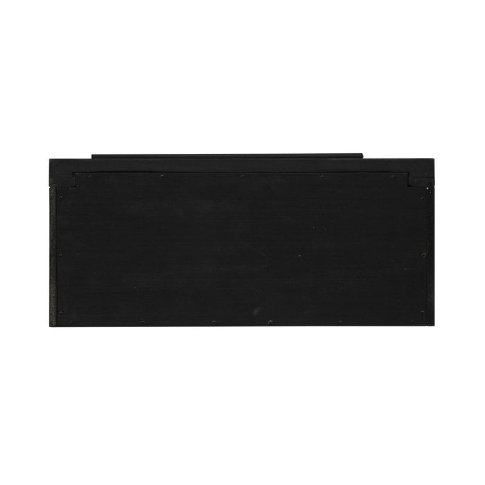 Meritage 2pc Bunching Bookcase in Aged Charcoal w/ Rub Thru/Caramel