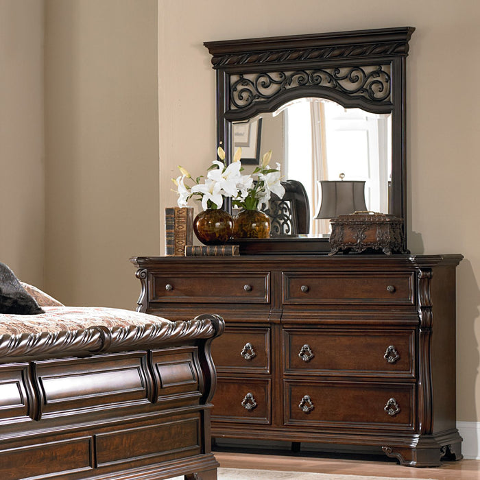 Arbor Place King Sleigh Bed, Dresser & Mirror, Chest, Night Stand - homePLUS (Binghamton, NY)