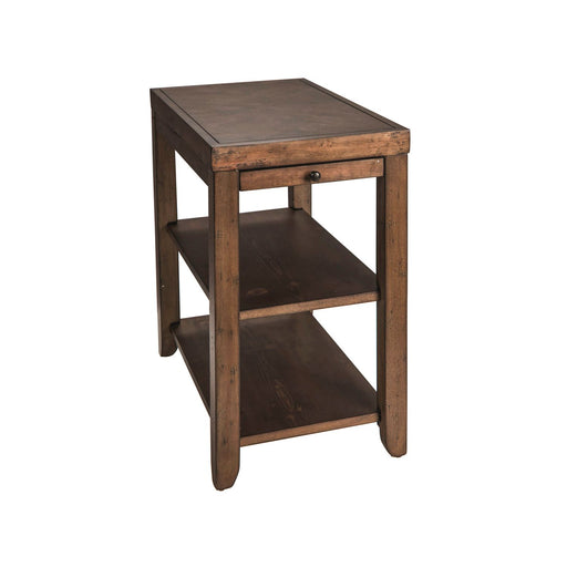 Mitchell Chairside Table in Brown image