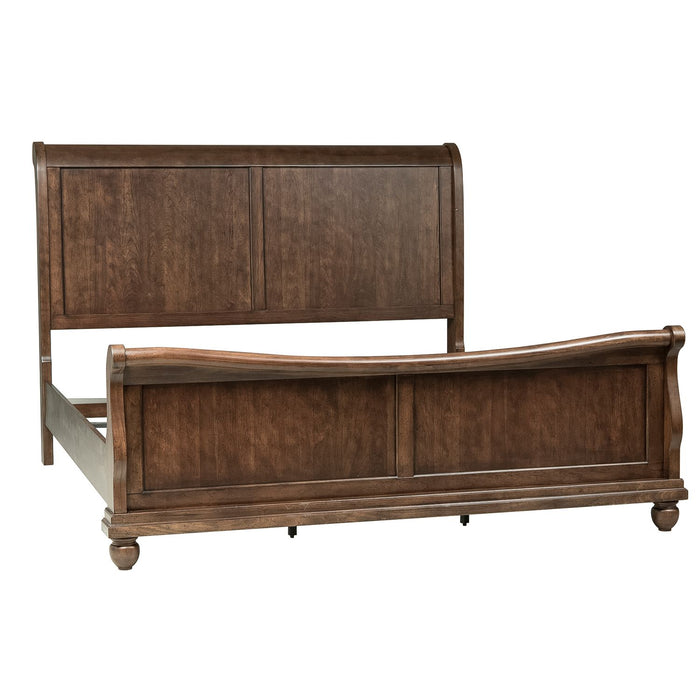 Rustic Traditions King California Sleigh Bed - homePLUS (Binghamton, NY)