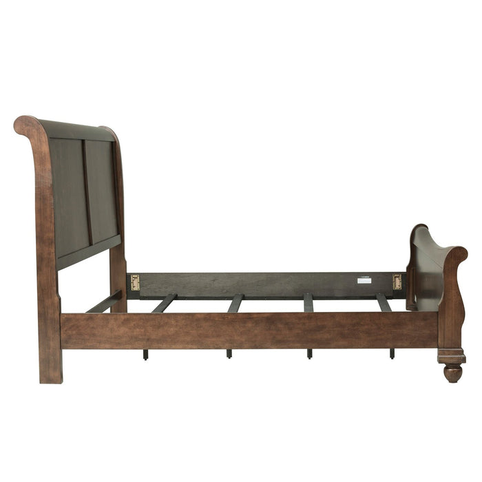 Rustic Traditions King California Sleigh Bed - homePLUS (Binghamton, NY)