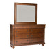 Rustic Traditions King California Sleigh Bed, Dresser & Mirror - homePLUS (Binghamton, NY)