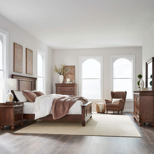 Rustic Traditions Queen Panel Bed, Dresser & Mirror, Chest, Night Stand image