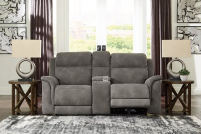 Next-Gen DuraPella Power Reclining Loveseat with Console - homePLUS (Binghamton, NY)