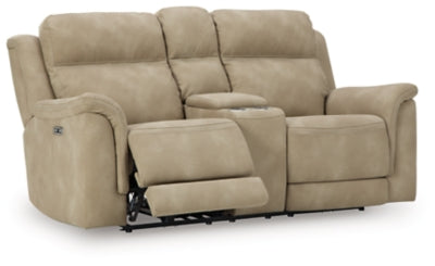 Next-Gen DuraPella Power Reclining Loveseat with Console - homePLUS (Binghamton, NY)
