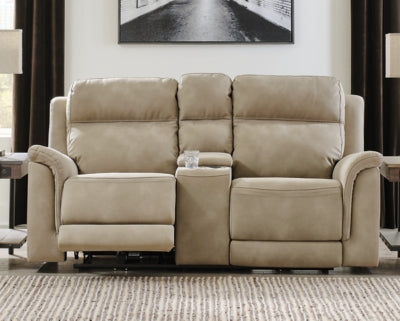Next-Gen DuraPella Power Reclining Loveseat with Console - homePLUS (Binghamton, NY)