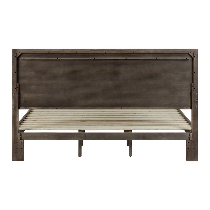 Century Modern King Platform Bed