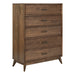 Century Modern 5 Drawer Chest - homePLUS (Binghamton, NY)