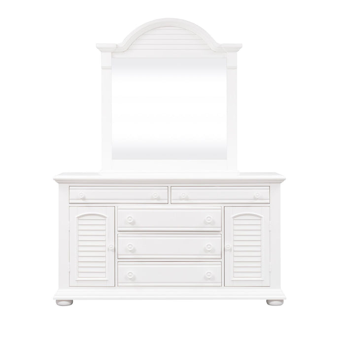 Summer House I Queen Panel Bed, Dresser & Mirror, Chest, Night Stand - homePLUS (Binghamton, NY)