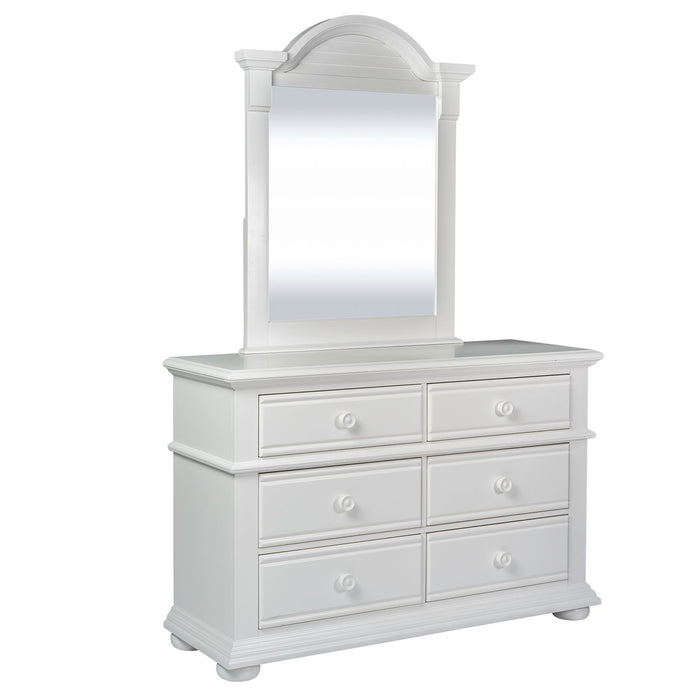 Summer House Panel Bed, Dresser & Mirror image
