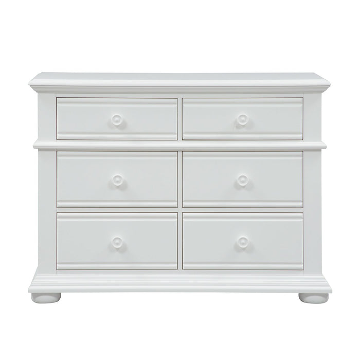 Summer House 6 Drawer Dresser in Oyster White image