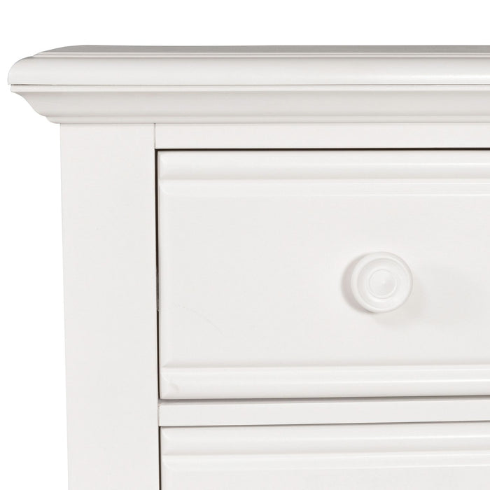 Summer House 5 Drawer Chest in Oyster White image