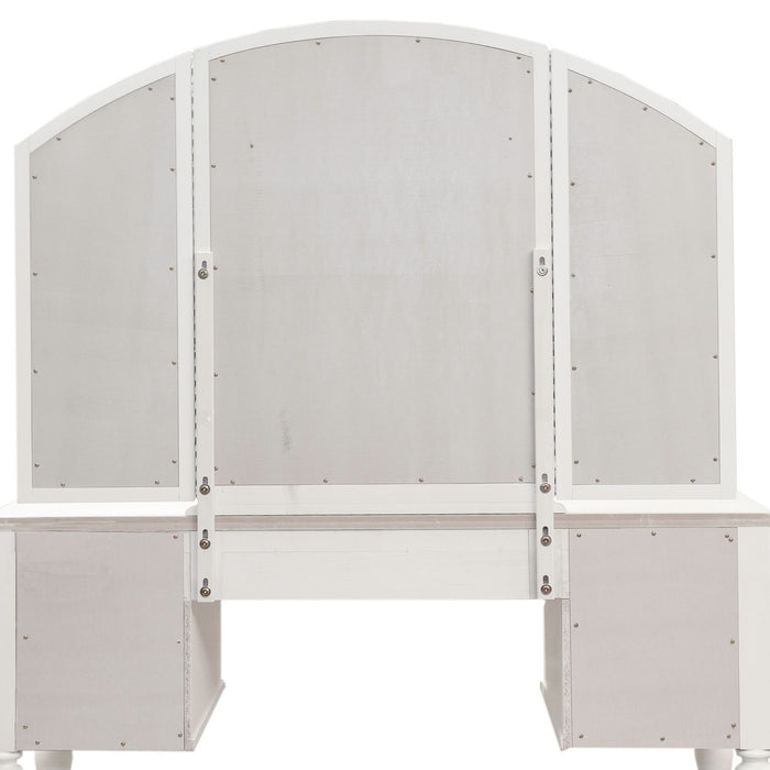 Summer House Vanity Mirror in Oyster White image